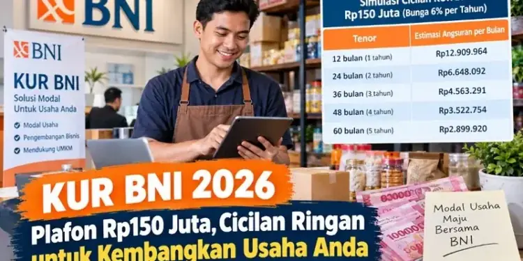 Pinjaman KUR BNI Rp150 Juta: Ini Simulasi Cicilan