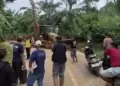 Jalan Sungai Penuh Penuh-Tapan Tertimbun Longsor Sudah Bisa Lewati