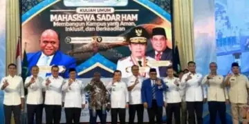 Wako Alfin Teken MoU Bersama Menteri HAM