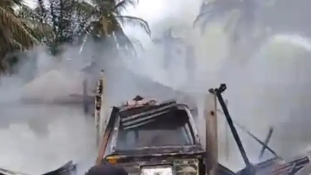 Tiga Unit Rumah di Muaro Jambi Ludes Terbakar