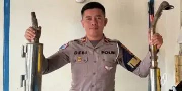 Satlantas Polres Kerinci Tertibkan Kendaraan Gunakan Knalpot Brong