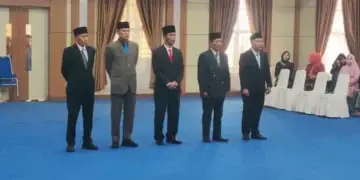 Lima Kepala OPD Hasil Seleksi Jabatan Sungai Penuh Resmi Dilantik