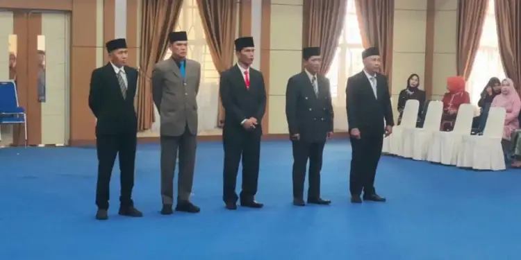 Lima Kepala OPD Hasil Seleksi Jabatan Sungai Penuh Resmi Dilantik