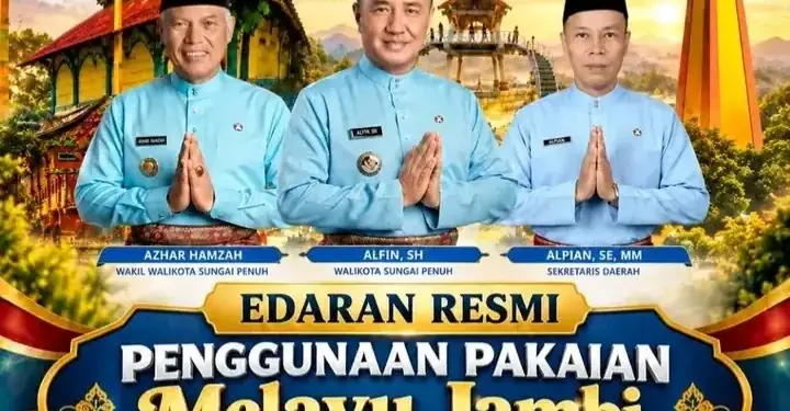 ASN Pemkot Sungai Penuh Wajib Kenakan Baju Melayu Jambi pada 2–6 November