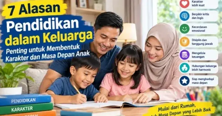 7 Alasan Pendidikan Keluarga Dibutuhkan
