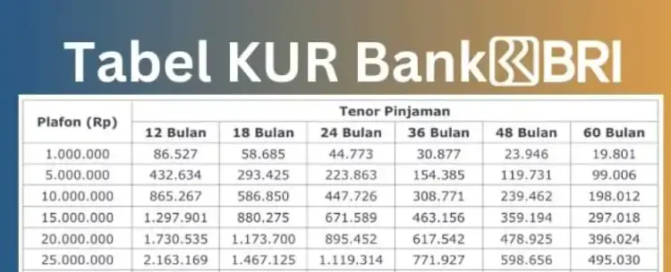 Pinjaman KUR BRI 2026