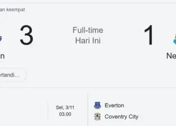 Everton Tundukkan Newcastle 3-1