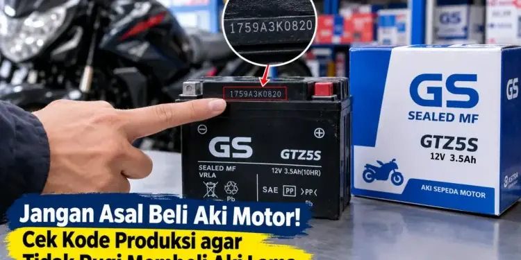 Hati-hati Beli Aki Motor Jika Tidak Mau Rugi