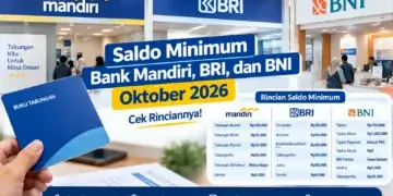 Saldo Minimum Bank Mandiri, BRI, dan BNI Terbaru