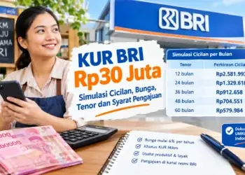 KUR BRI Rp30 Juta