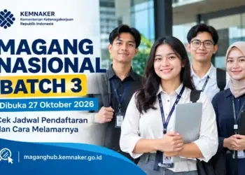 Magang Nasional Batch 3 Dibuka 27 Oktober 2026