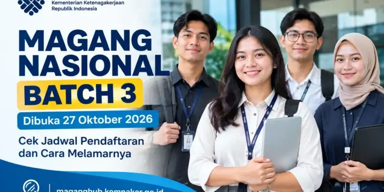 Magang Nasional Batch 3 Dibuka 27 Oktober 2026